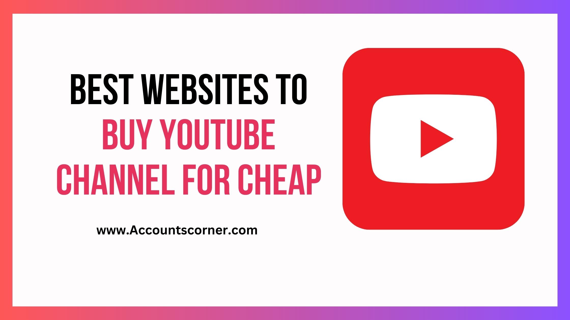 Buy Youtube Channel