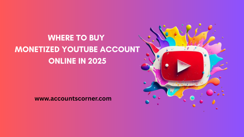 monetized YouTube account