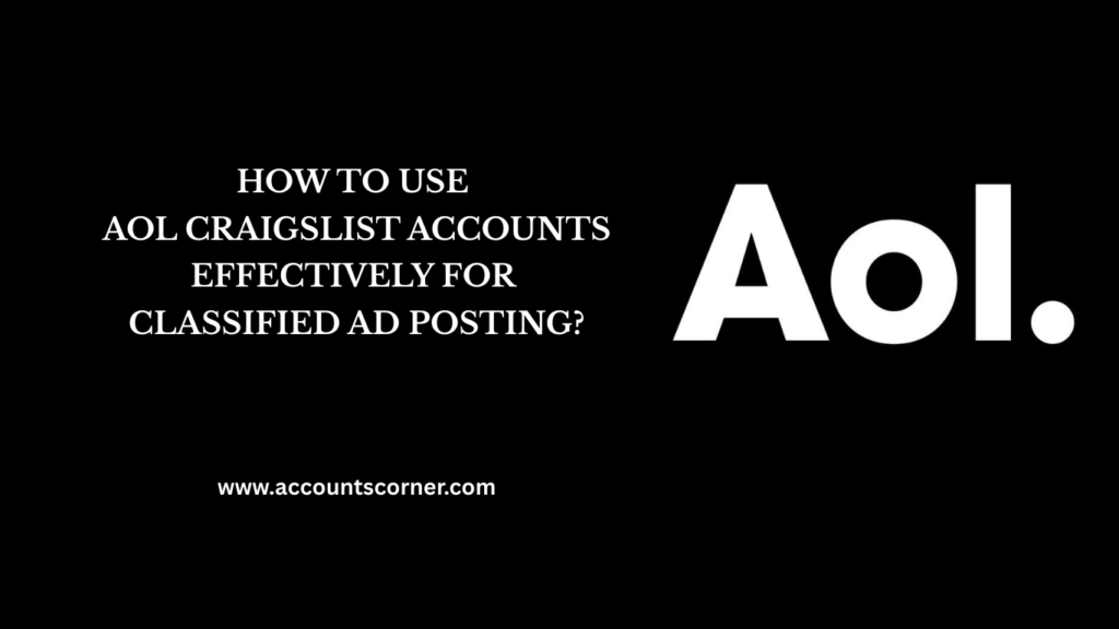 AOL Craigslist accounts
