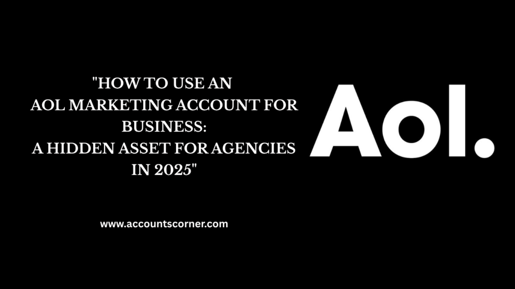 AOL marketing account