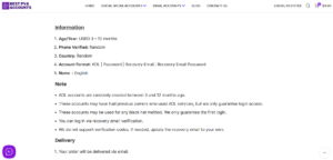 AOL Craigslist accounts