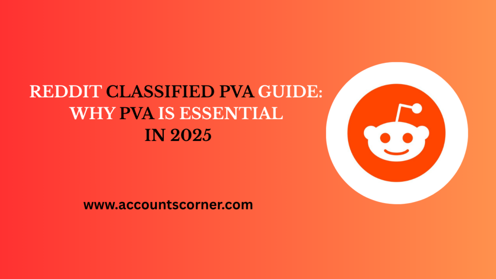 Reddit classified PVA