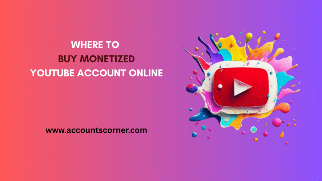 MONETIZED YOUTUBE ACCOUNT