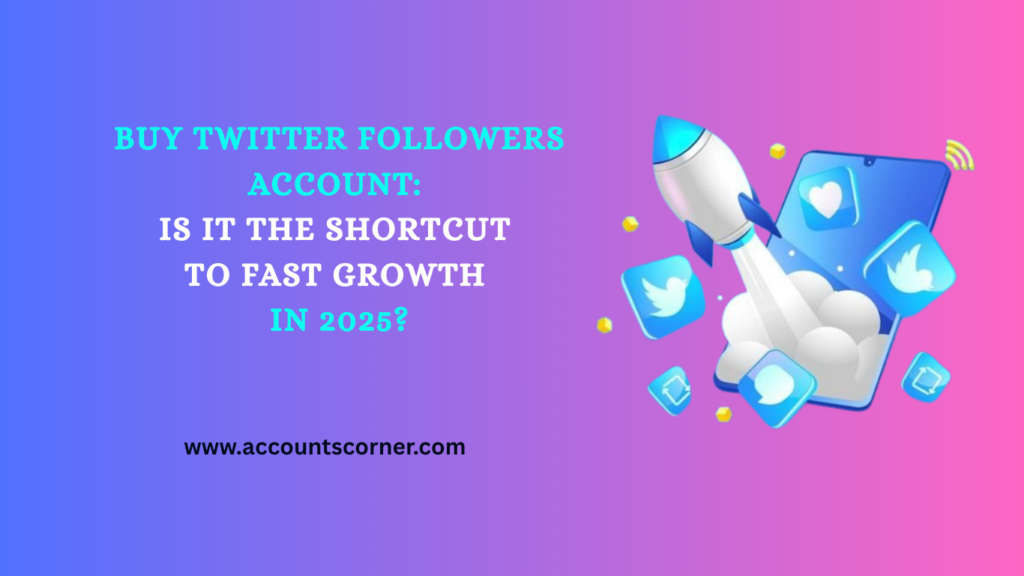 buy Twitter followers account