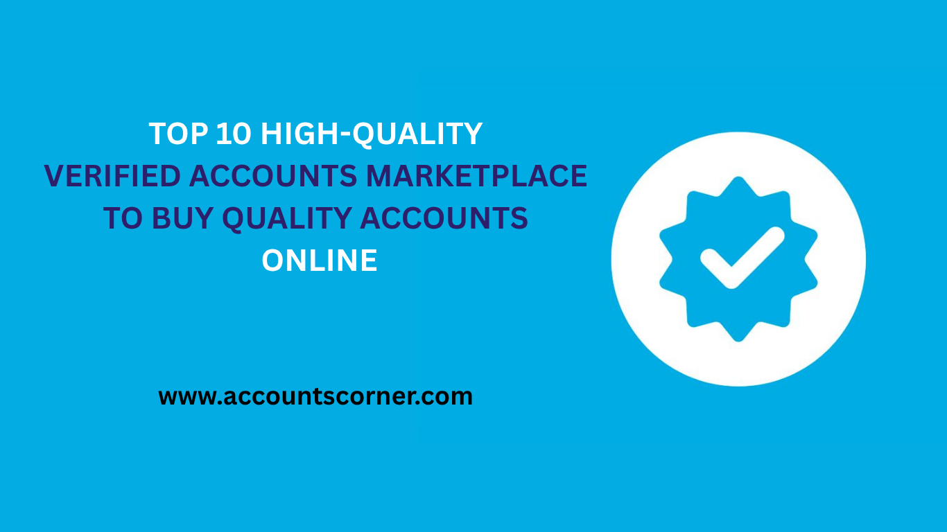 Verified accounts marketplace