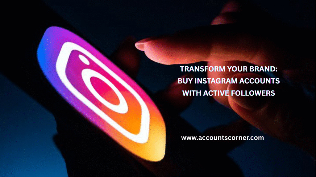 Buy Instagram accounts with active followers